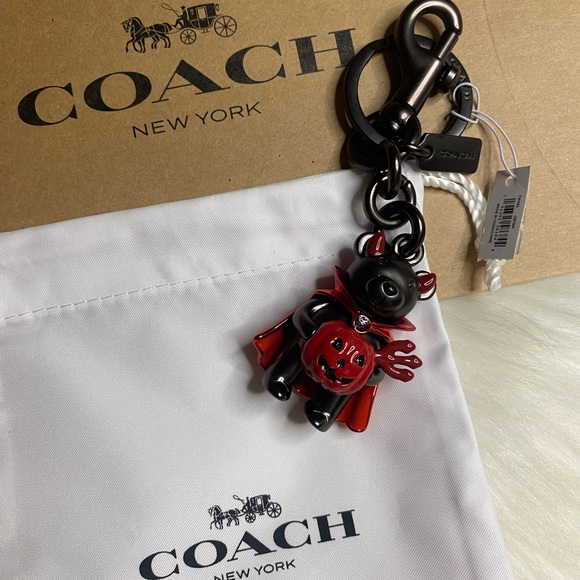 Coach Devil  Bear Halloween 2024 CW482 New With Dust Bag And Box - Picture 3 of 4